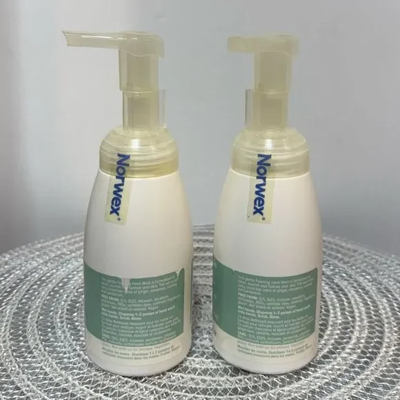 Norwex Gingerbread Spice Foaming Hand Soap Set of 2 NWT - Picture 2 of 4
